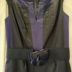 Chetta B Black and Purple Dress